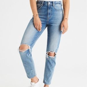 AE High Rose Mom Jeans